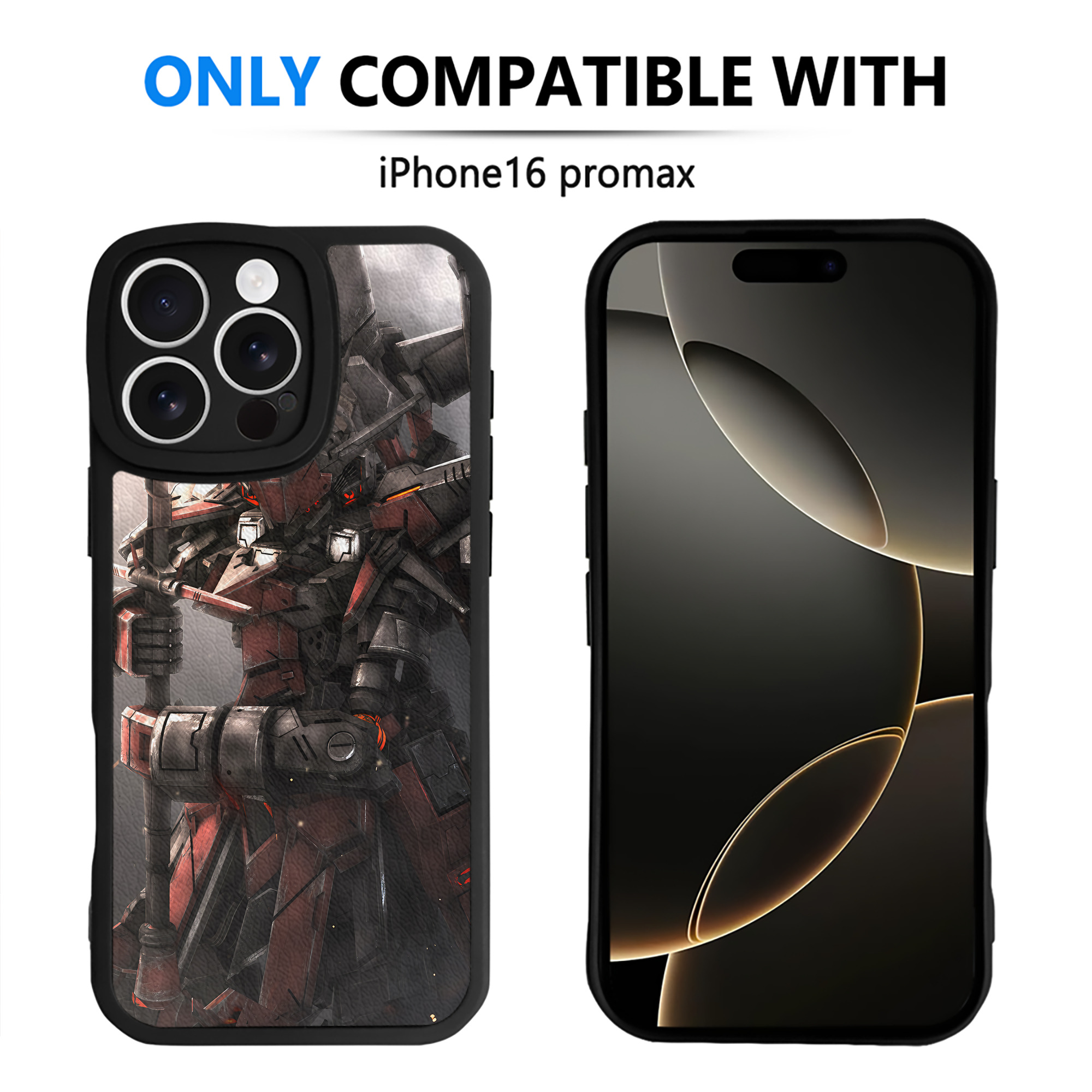 （画像用） 機動戦士ガンダム Mobile Suit Gundam 【iPhone 16シリーズ対応】シリコンスマホケース（レザー調） 材質：シリコン